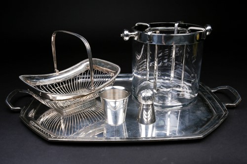 Lot 656 - An Art Deco champagne bucket by Fleuron, 19.5...