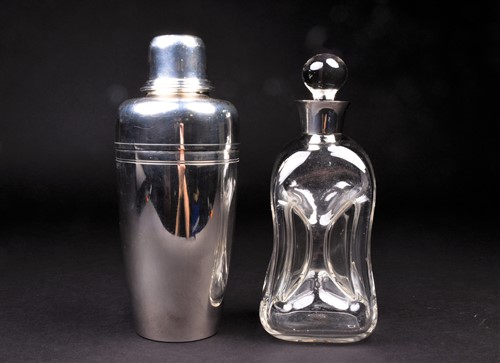 Lot 658 - A sterling silver Tiffany & Co cocktail shaker,...