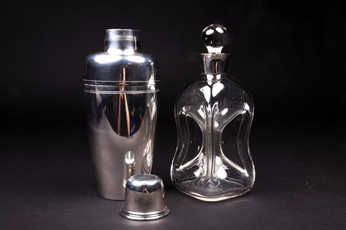 Lot 658 - A sterling silver Tiffany & Co cocktail shaker,...