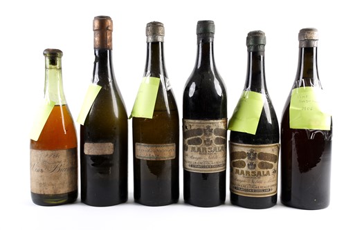 Lot 505 - Six bottles of assorted vintage wine and...