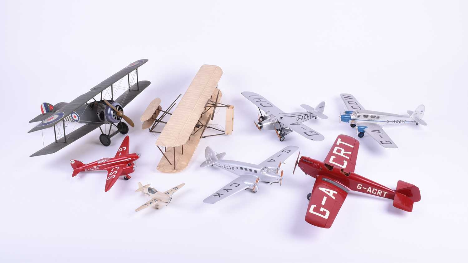 Lot 499 - Five W.O. Doylend miniature hardwood model...