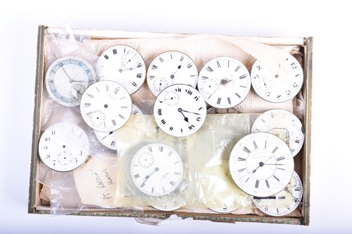 Lot 572 - Horology - forty four pocket watch movements...