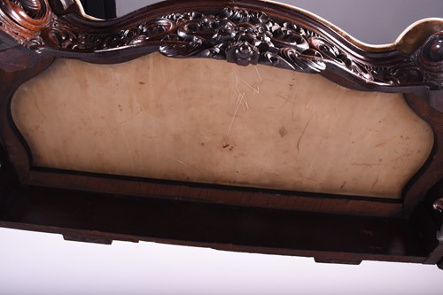 Lot 187 - A 19th century Continental mahogany console...