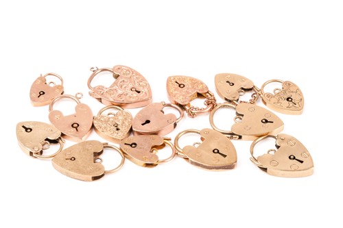 Lot 763 - A group of various 9ct yellow and rose gold...