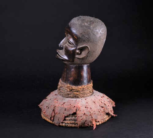 Lot 39 - An Eket carved wood headdress, Nigeria,...