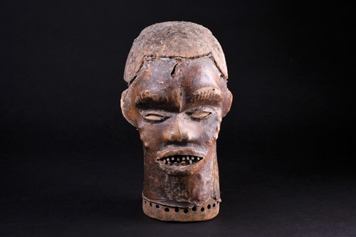 Lot 59 - An Idoma Janus mask headdress, Nigeria, one...