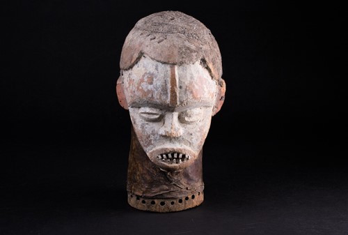 Lot 59 - An Idoma Janus mask headdress, Nigeria, one...