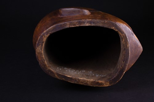 Lot 26 - A Maconde Lipiko mask, Mozambique, carved with...