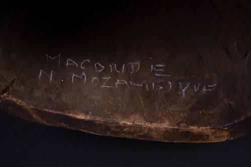 Lot 26 - A Maconde Lipiko mask, Mozambique, carved with...