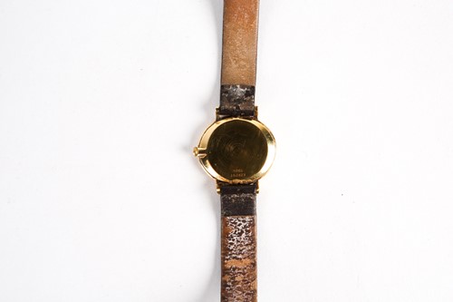 Lot 790 - A Ladies Piaget watch, gilt metal oval case...