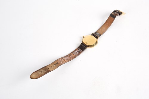 Lot 790 - A Ladies Piaget watch, gilt metal oval case...