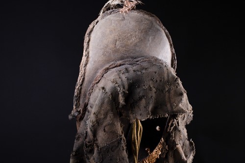 Lot 31 - A Pende sickness mask, the remnants of...