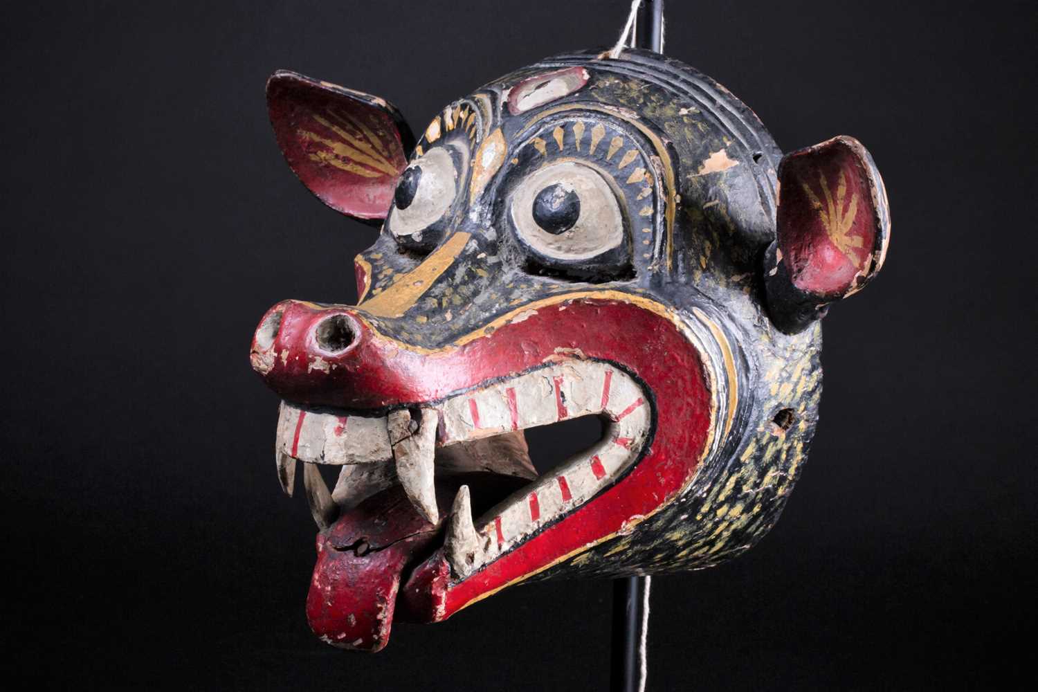 Lot 18 - A Barong mask, Bali, Indonesia, hand carved...