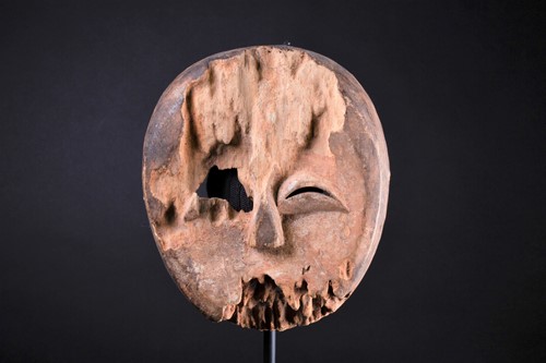 Lot 15 - A Baule Goli mask, Ivory Coast, 21cm