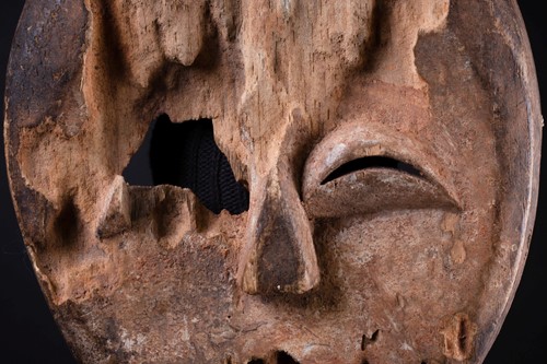 Lot 15 - A Baule Goli mask, Ivory Coast, 21cm