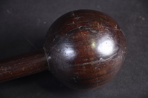 Lot 111 - A South African Zulu knobkerrie, late...