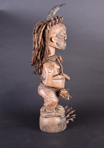 Lot 123 - An Eki attributed fetish figure, Nkisi, Songye,...