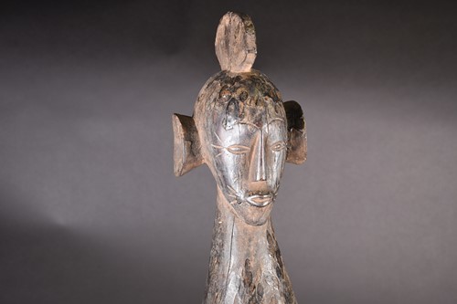 Lot 78 - A Mumuye standing figure, Nigeria, the arms...