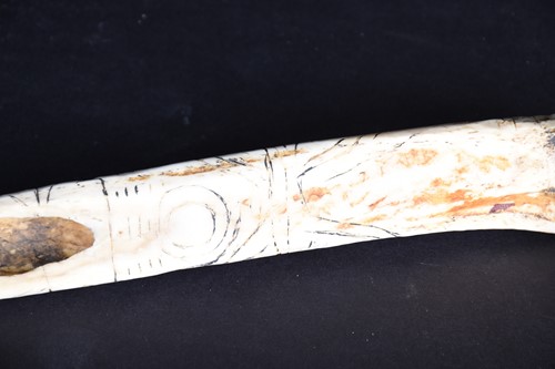 Lot 80 - A Cassowary bone dagger, East Sepik River...