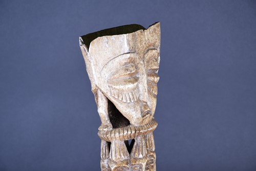Lot 147 - A large animal bone carving, Yoruba, Nigeria,...