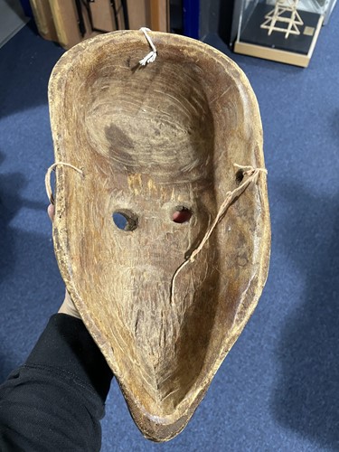 Lot 130 - Two West African masks, possibly Dan, Ivory...