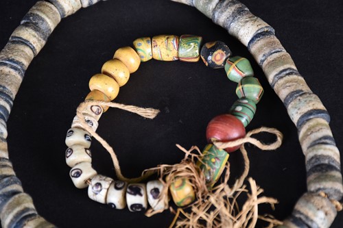 Lot 140 - A group of African glass trade beads and...