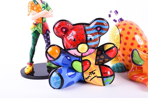 Lot 468 - Romero Britto (b.1963) Brazilian, a ceramic...