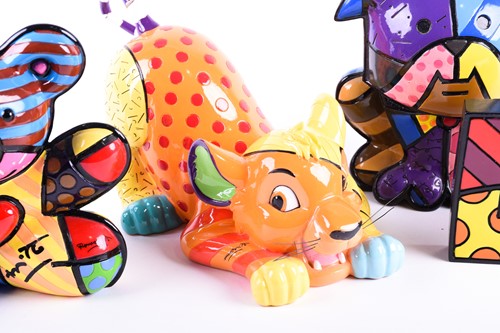Lot 468 - Romero Britto (b.1963) Brazilian, a ceramic...
