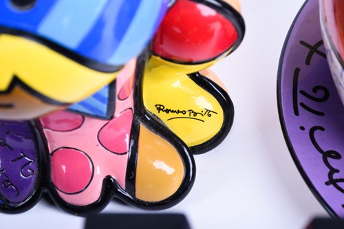 Lot 468 - Romero Britto (b.1963) Brazilian, a ceramic...