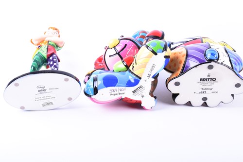 Lot 468 - Romero Britto (b.1963) Brazilian, a ceramic...