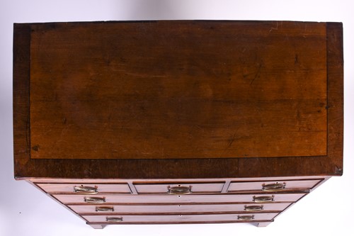 Lot 108 - A late Georgian mahogany chest of drawers,...