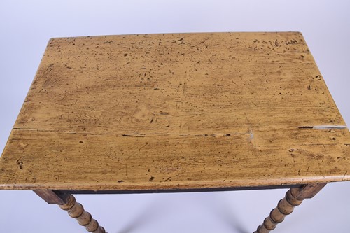 Lot 111 - A Geo IV side table, the rectangular top above...