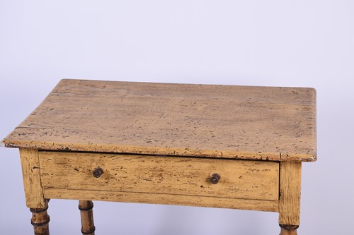 Lot 111 - A Geo IV side table, the rectangular top above...