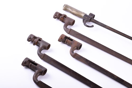 Lot 430 - Four British socket bayonets, comprising two...