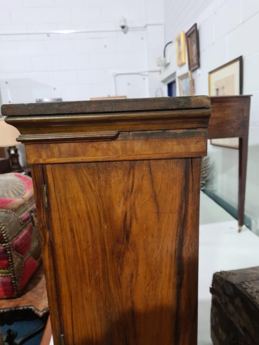 Lot 113 - A Victorian walnut Wellington chest, of small...