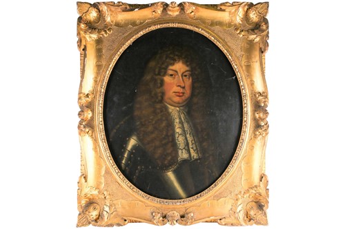 Lot 10 - A large early 18th-century portrait of a...