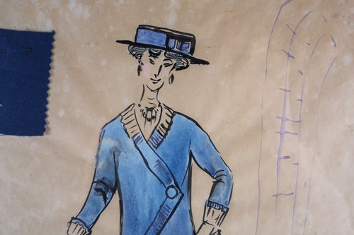 Lot 81 - A theatrical costume design by Cecil Beaton...