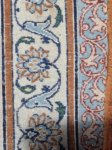 Lot 150 - A large Persian kashan style wool and silk...