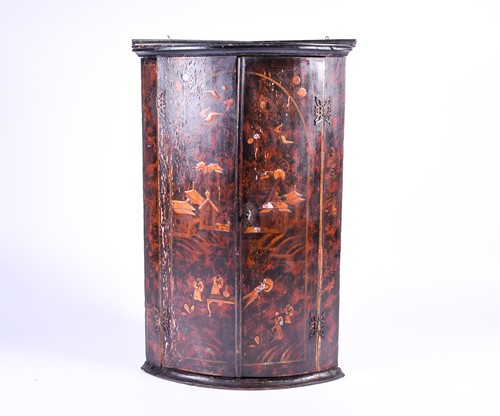 Lot 124 - An early 19th century lacquered chinoiserie...