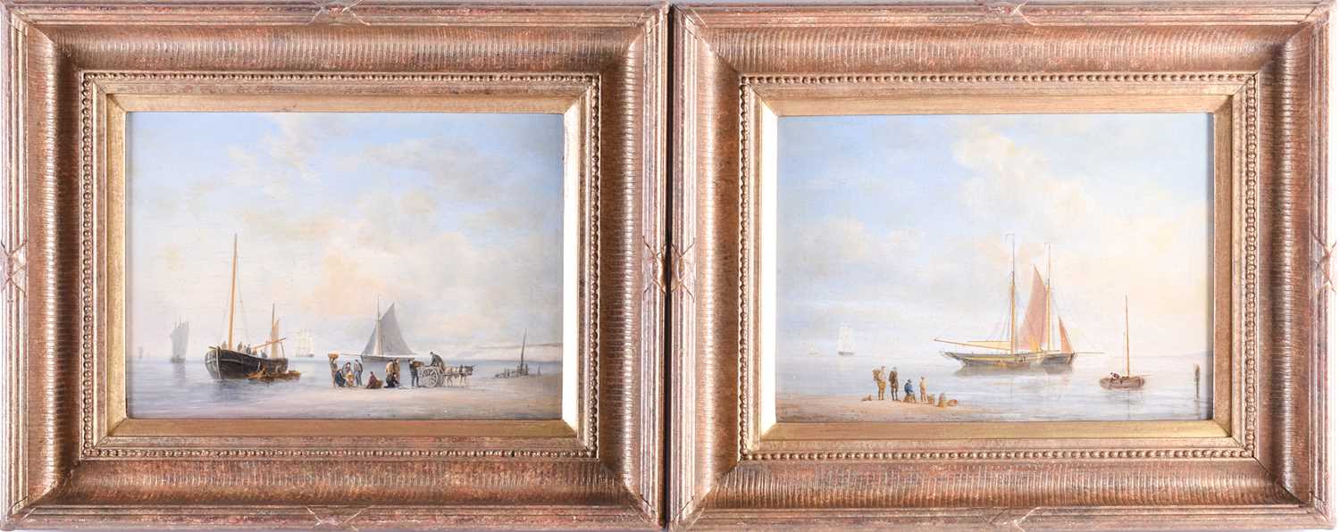 Lot 22 - A pair of 19th century nautical paintings,...