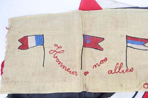 Lot 307 - A small collection of WW I ephemera,...