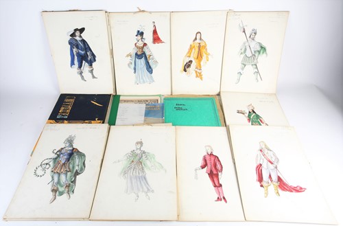 Lot 90 - A collection of watercolour and gouache...