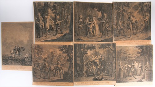 Lot 93 - Charles Antoine Coypel (1694 - 1752), a set of...