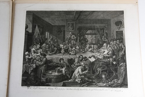Lot 94 - After William Hogarth, a set of four copper...