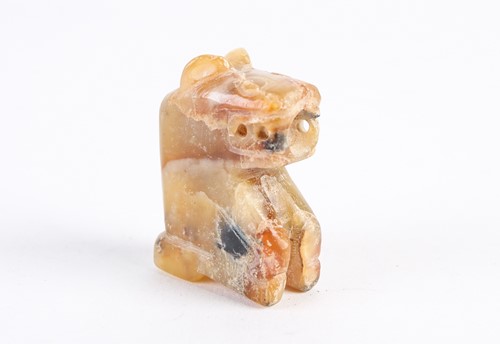 Lot 276 - A Chinese jade horse head pendant, Han dynasty,...