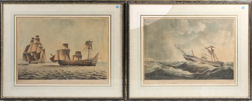 Lot 98 - After Thomas Luny (1759 - 1837), 'The Essex...