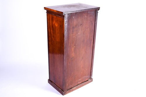 Lot 138 - A Victorian figured mahogany, pedestal...