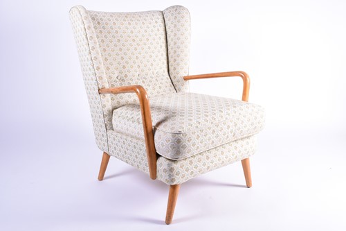 Lot 143 - A Howard Keith 'Bambino' open armchair with...