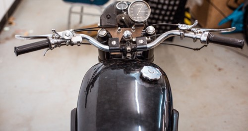 Lot 4 - A 1947 Matchless G80 black 500cc motorcycle,...