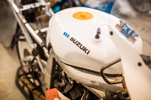 Lot 13 - A Suzuki GSXR750 motorcycle SORN'd. Mileage...